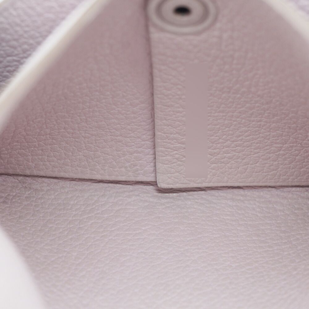 Hermes Bastia Pink Leather Coin Case Silver Small Items — view 6