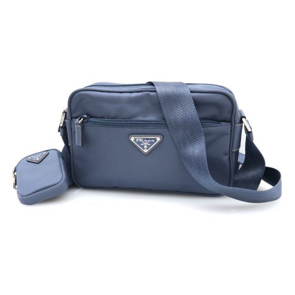 Prada Re-Nylon Wallet Blue