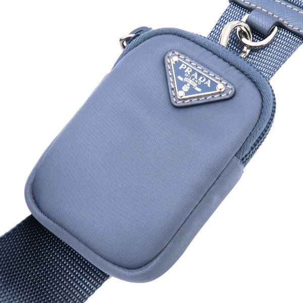 Prada Re-Nylon Wallet Blue — view 7
