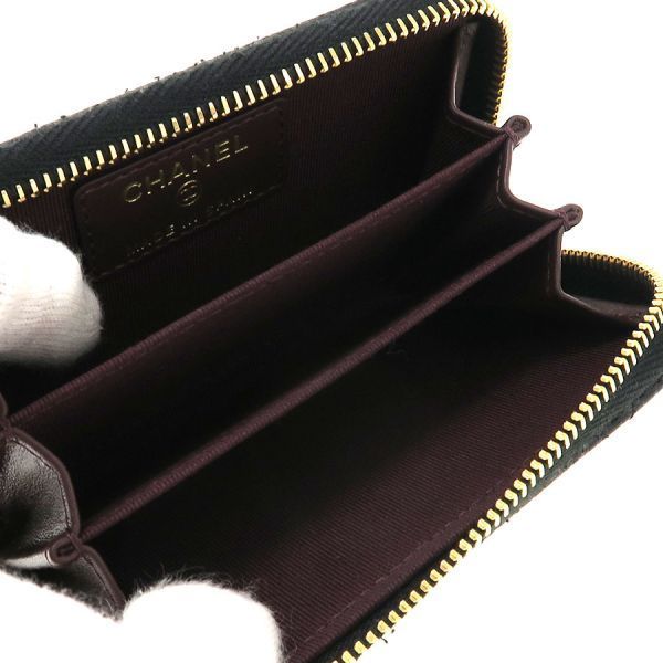 Chanel Quilted Caviar Coin Case — view 2