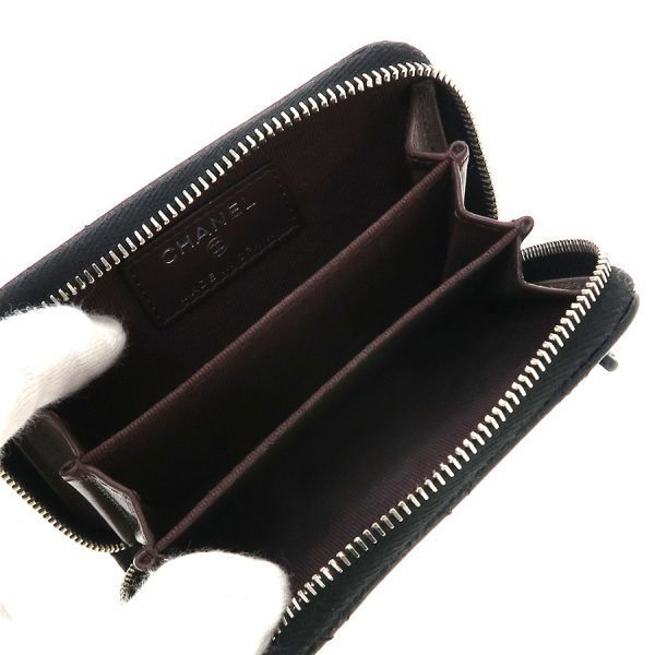 Chanel Quilted Caviar Coin Case — view 2