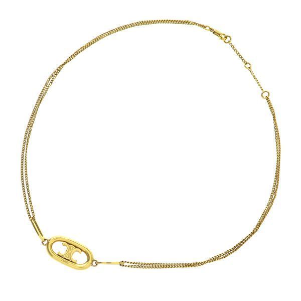 Celine Triomphe Necklace Gold