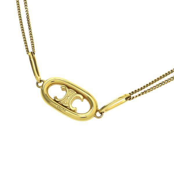 Celine Triomphe Necklace Gold — view 2