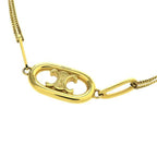 Celine Triomphe Necklace Gold — view 4