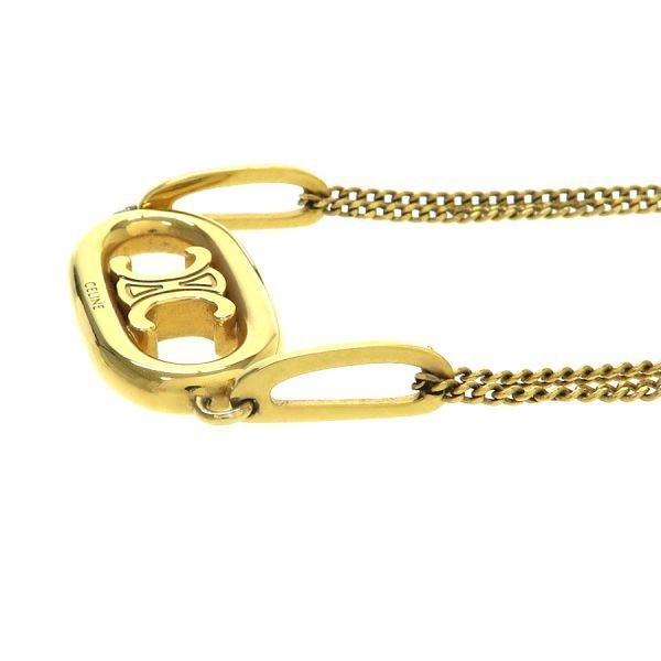 Celine Triomphe Necklace Gold — view 3
