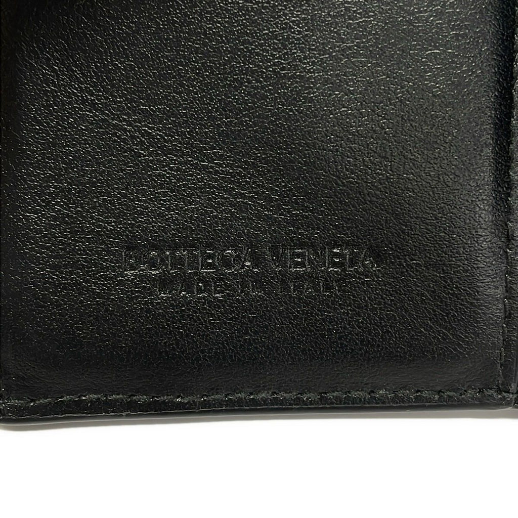 Bottega Veneta Trifold Wallet Cassette Black Leather — view 5