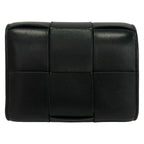 Bottega Veneta Trifold Wallet Cassette Black Leather — view 2