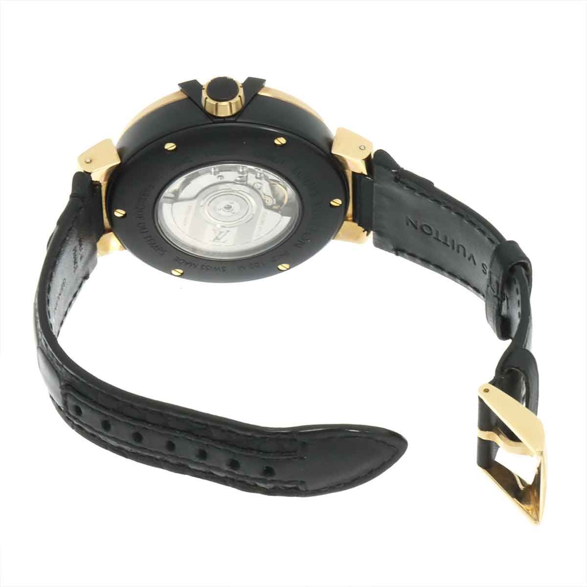Louis Vuitton Tambour Evolution Spin Time GMT 18k Pink Gold Automatic Winding — view 5