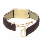 Cartier Tank Basculant LM Watch Silver 18k Yellow Gold Hand Wound — view 6