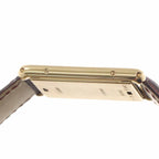 Cartier Tank Basculant LM Watch Silver 18k Yellow Gold Hand Wound — view 4