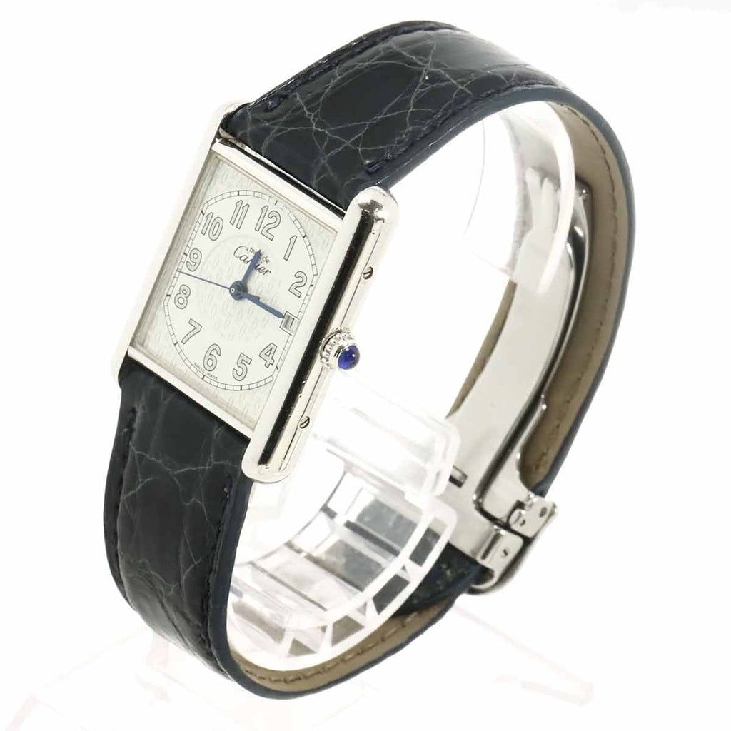 Cartier Must Tank Vermeil XL Watch White Quartz — view 2