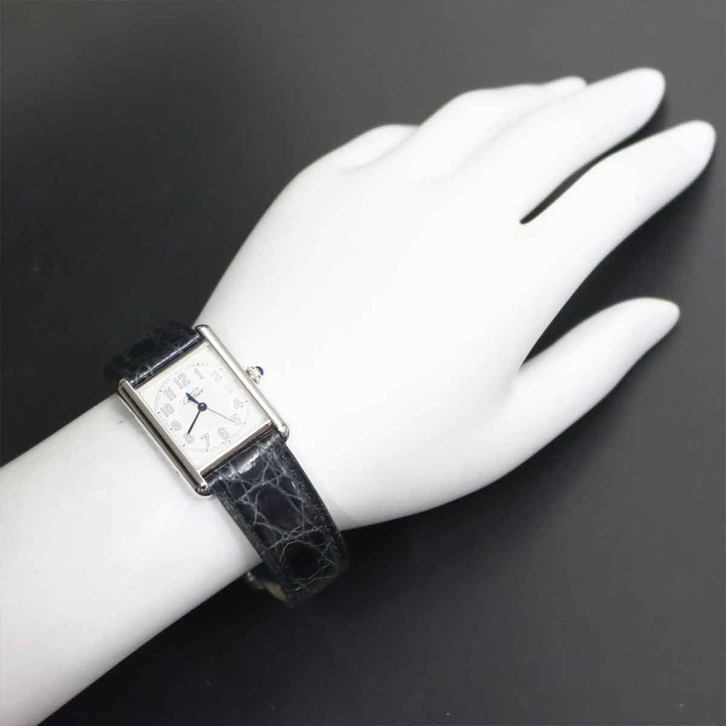Cartier Must Tank Vermeil XL Watch White Quartz — view 3