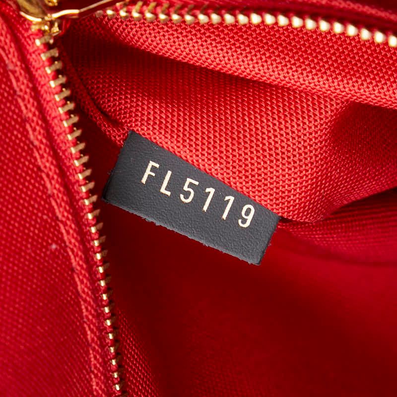 Louis Vuitton Monogram Reverse On The Go GM Tote Shoulder Bag Brown Leather — view 6