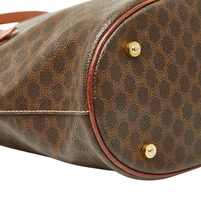 Celine Macadam Tote Brown Leather — view 5