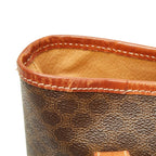 Celine Macadam Tote Brown Leather — view 6