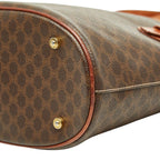 Celine Macadam Tote Brown Leather — view 4