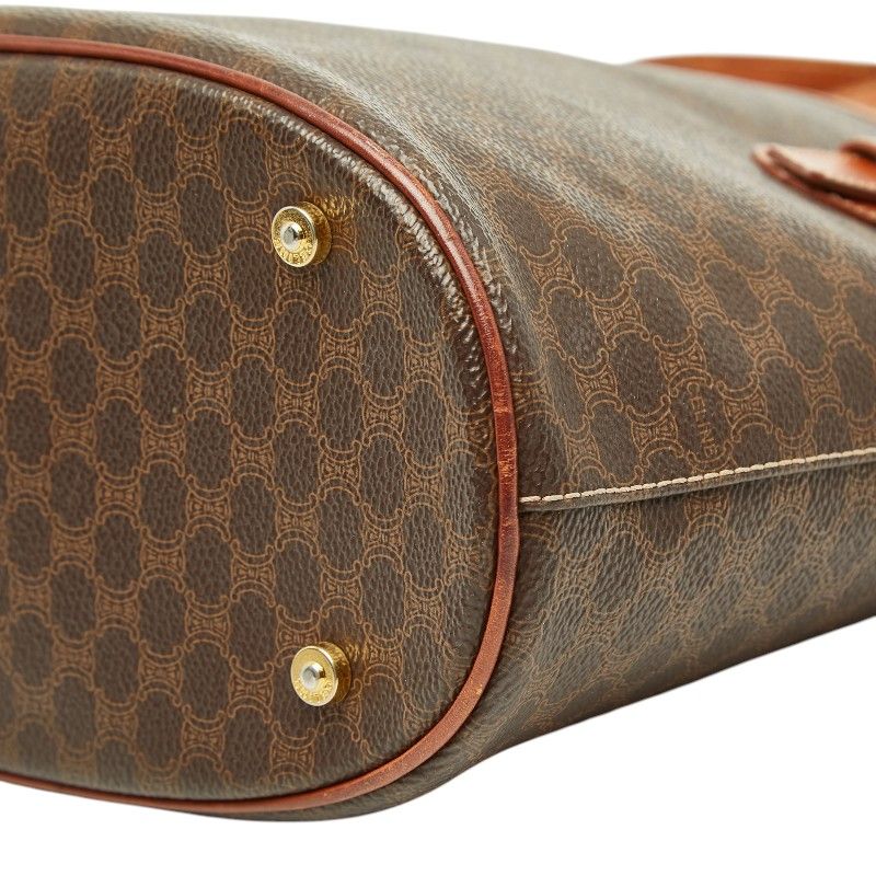 Celine Macadam Tote Brown Leather — view 4