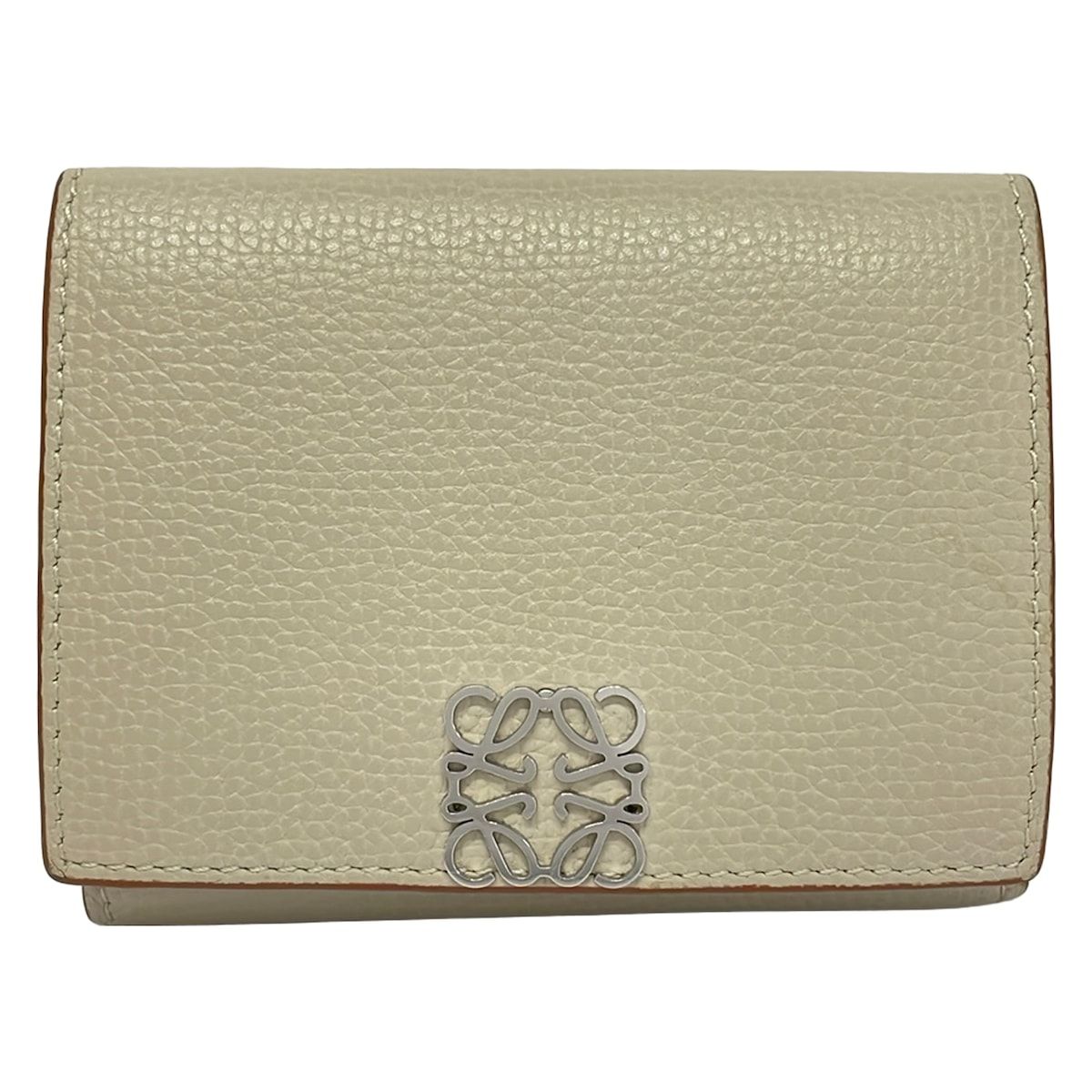Loewe Trifold Wallet Anagram Ivory
