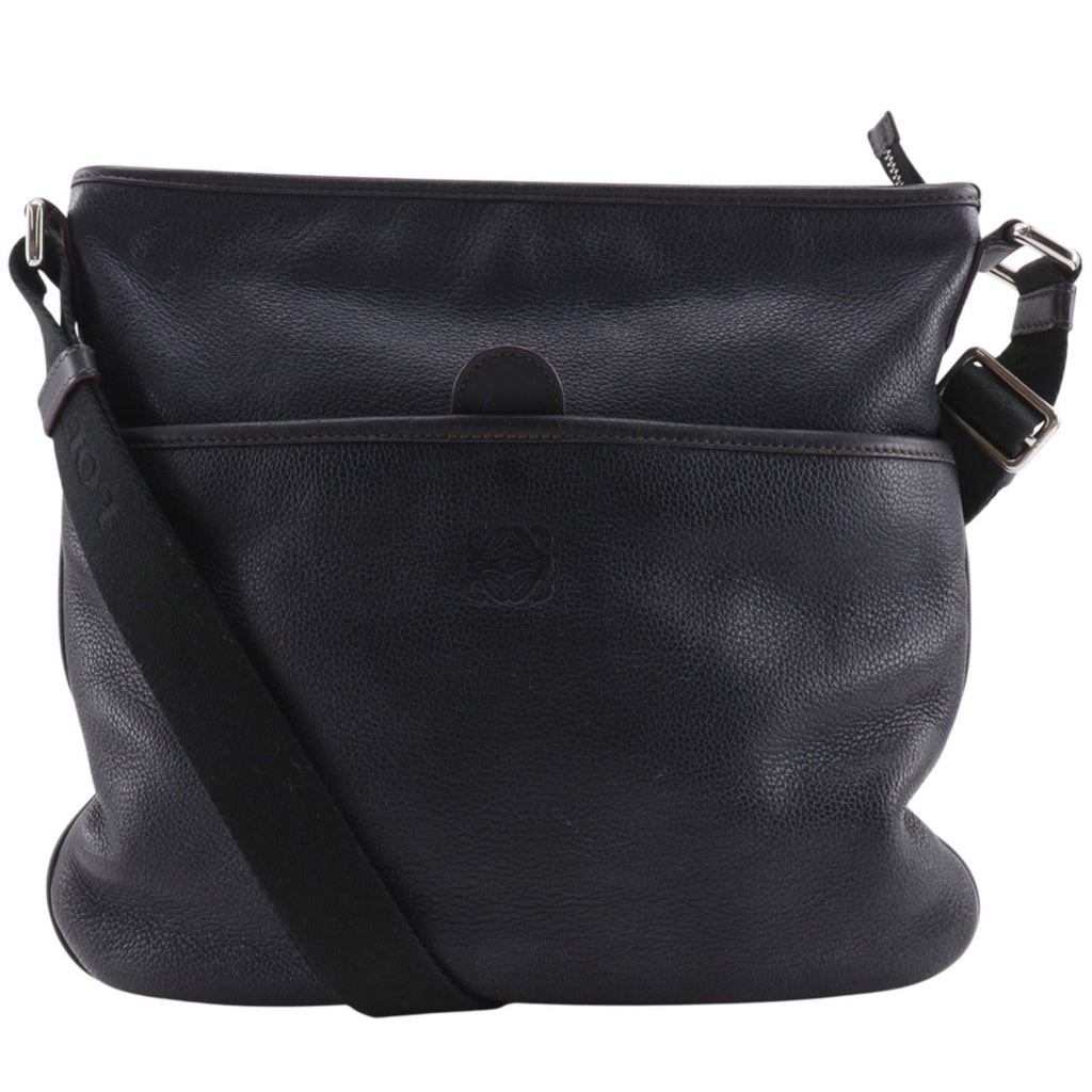 Loewe Anagram Leather Black Shoulder