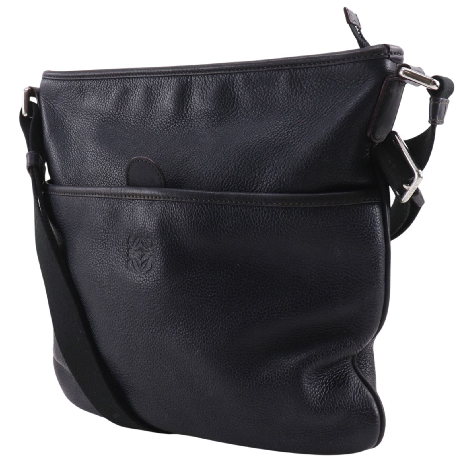 Loewe Anagram Leather Black Shoulder — view 2