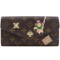 Louis Vuitton Portefeuille Sarah NM Vivienne Monogram Canvas Brown Wallet