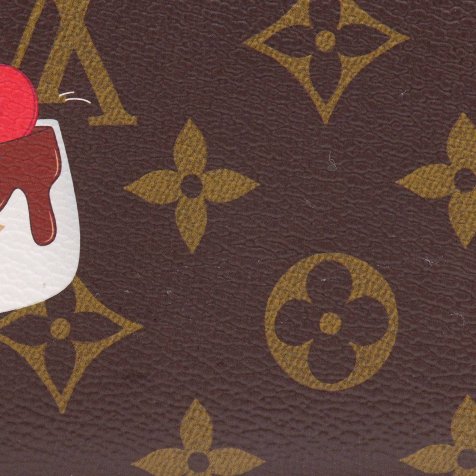 Louis Vuitton Portefeuille Sarah NM Vivienne Monogram Canvas Brown Wallet — view 8