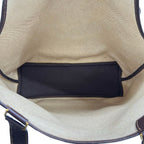 Hermes Shoulder Bag Ivory Dark Brown — view 7