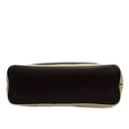 Hermes Shoulder Bag Ivory Dark Brown — view 5