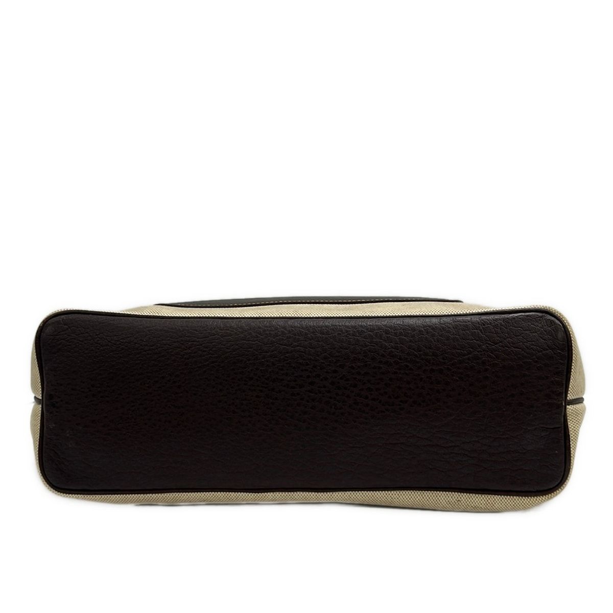 Hermes Shoulder Bag Ivory Dark Brown — view 5