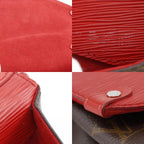 Louis Vuitton Saint Michel Monogram Canvas Epi Leather Brown Red Shoulder — view 8