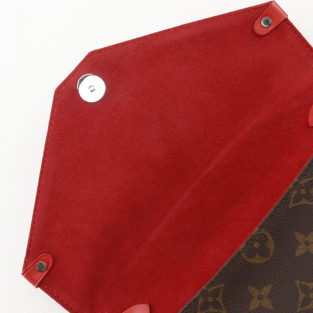 Louis Vuitton Saint Michel Monogram Canvas Epi Leather Brown Red Shoulder — view 5