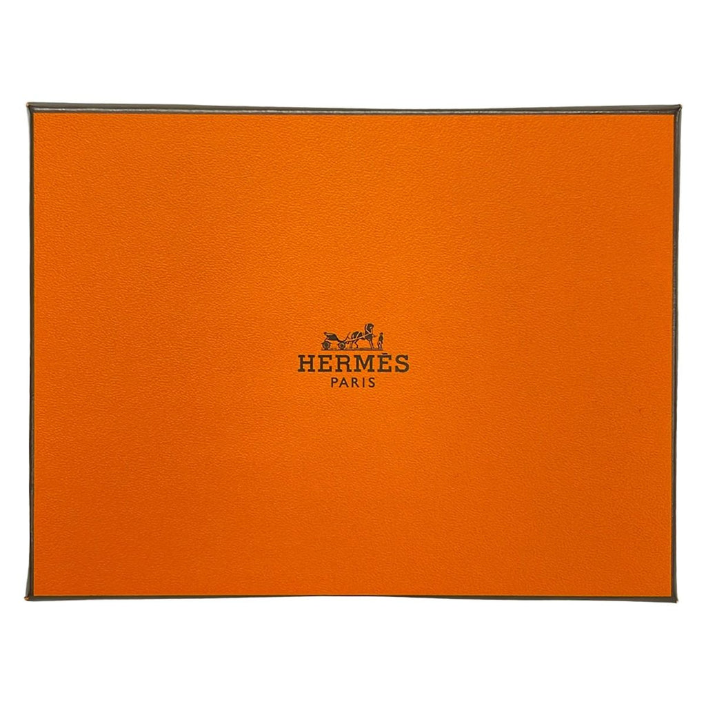 Hermes Bifold Wallet Bearn Compact Verso Joan Boussin Nata Silver — view 6