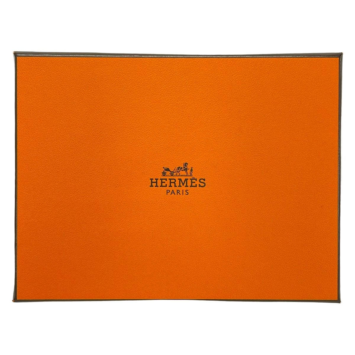 Hermes Bifold Wallet Bearn Compact Verso Joan Boussin Nata Silver — view 6