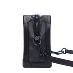 Louis Vuitton Shoulder Bag Soft Trunk Black Gray Monogram Eclipse Leather — view 3