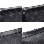 Louis Vuitton Shoulder Bag Soft Trunk Black Gray Monogram Eclipse Leather — view 9