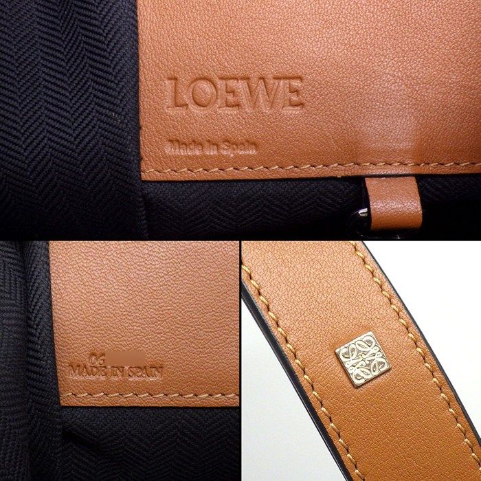 Loewe Shoulder Bag Hammock Small Tan Classic Calf Cotton Silver — view 7