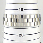 Cartier Watch Cles Date Back Skew Silver Guilloche Dial Roman Index SS Automatic — view 9