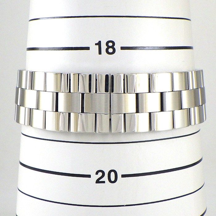 Cartier Watch Cles Date Back Skew Silver Guilloche Dial Roman Index SS Automatic — view 9