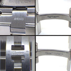 Cartier Watch Cles Date Back Skew Silver Guilloche Dial Roman Index SS Automatic — view 5