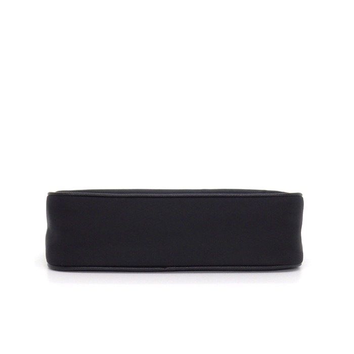 Prada Re Edition Re-Nylon Mini Bag Black Recycled Polyamide Saffiano Leather — view 4