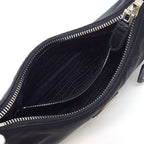 Prada Re Edition Re-Nylon Mini Bag Black Recycled Polyamide Saffiano Leather — view 6