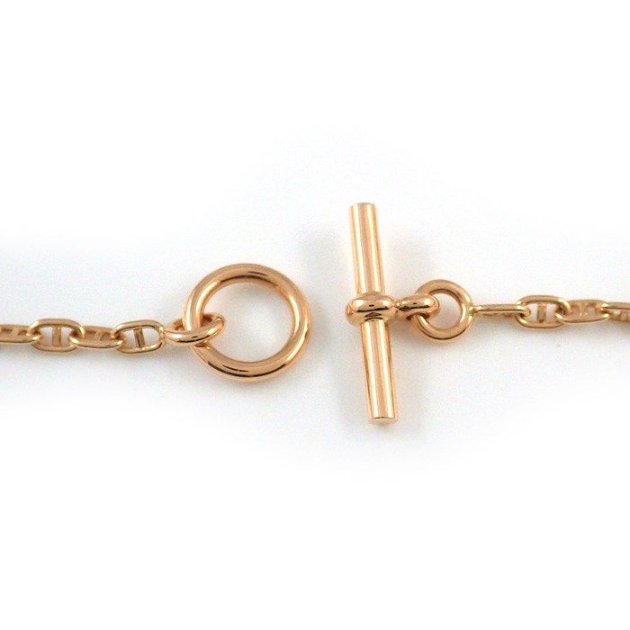 Hermes Bracelet Farandole Chaine D'ancre TPM 3 Links Chain 74 Points Diamond — view 4