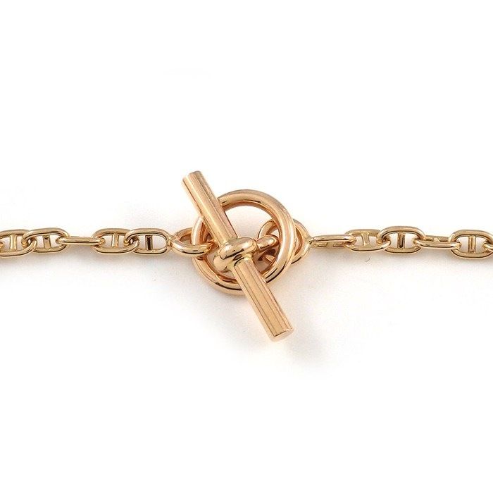 Hermes Bracelet Farandole Chaine D'ancre TPM 3 Links Chain 74 Points Diamond — view 3