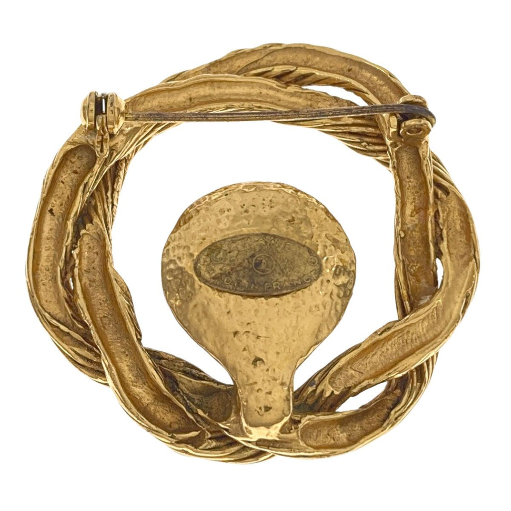 Chanel CC Logo Brooch Metal — view 2