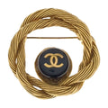 Chanel CC Logo Brooch Metal