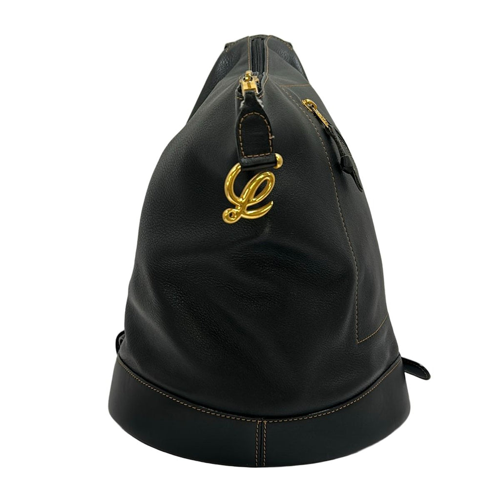 Loewe Backpack Black Leather