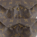 Louis Vuitton Pallas MM 2-Way Shoulder Monogram Canvas Noir Brown Black Handbag — view 4
