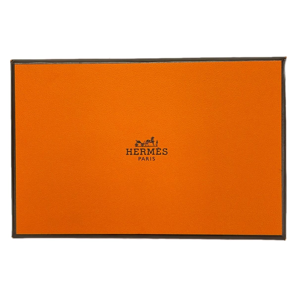 Hermes Card Case Calvi Verso Rose Azalea — view 6