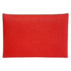 Hermes Card Case Calvi Verso Rose Azalea — view 2