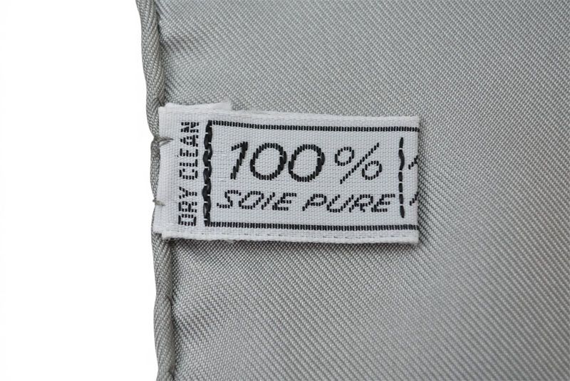 Celine Scarf Vintage Carriage Wheel Silk Silver Pink — view 6